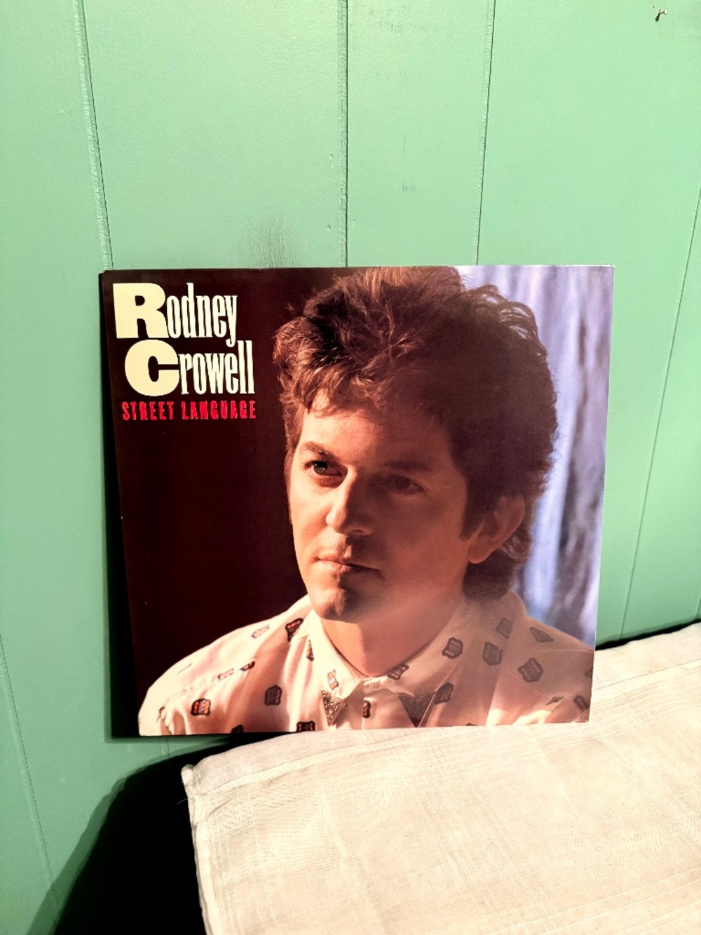 Rodney Crowell Street Language Vinyl LP 1986 Columbia FC 40116 Country Rock